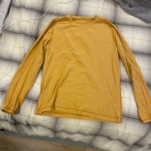 Yellow/Orange Lululemon long sleeve